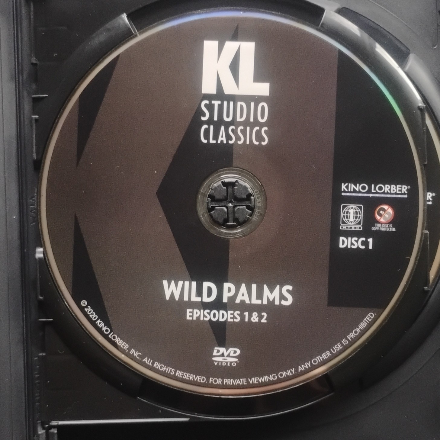 Wild Palms DVD (2005 MGM) Oliver Stone ABC Miniseries 2-Disc Vary Rare OOP Cover