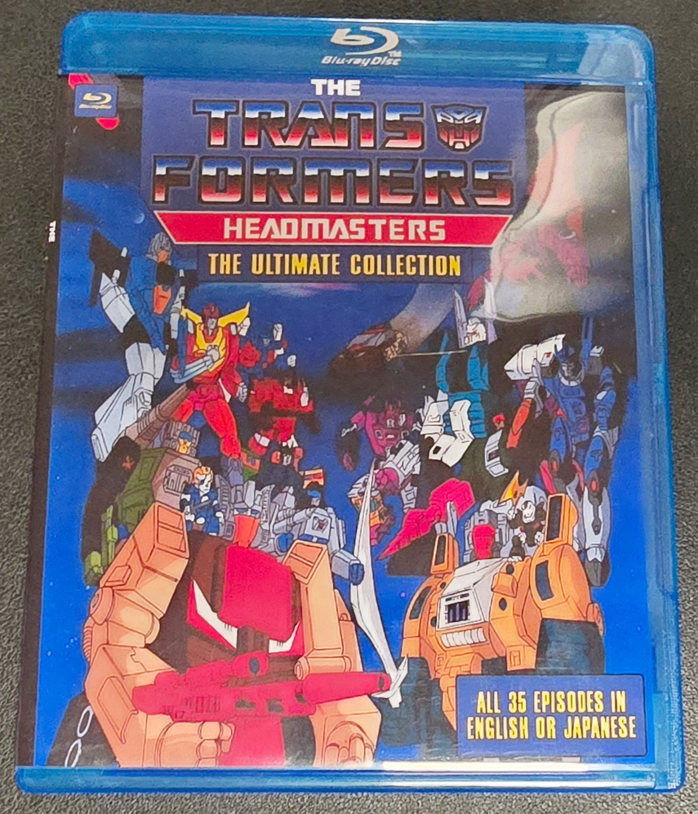 Transformers Headmasters Blu Ray English Or Japanese Dub With English Subtitles.