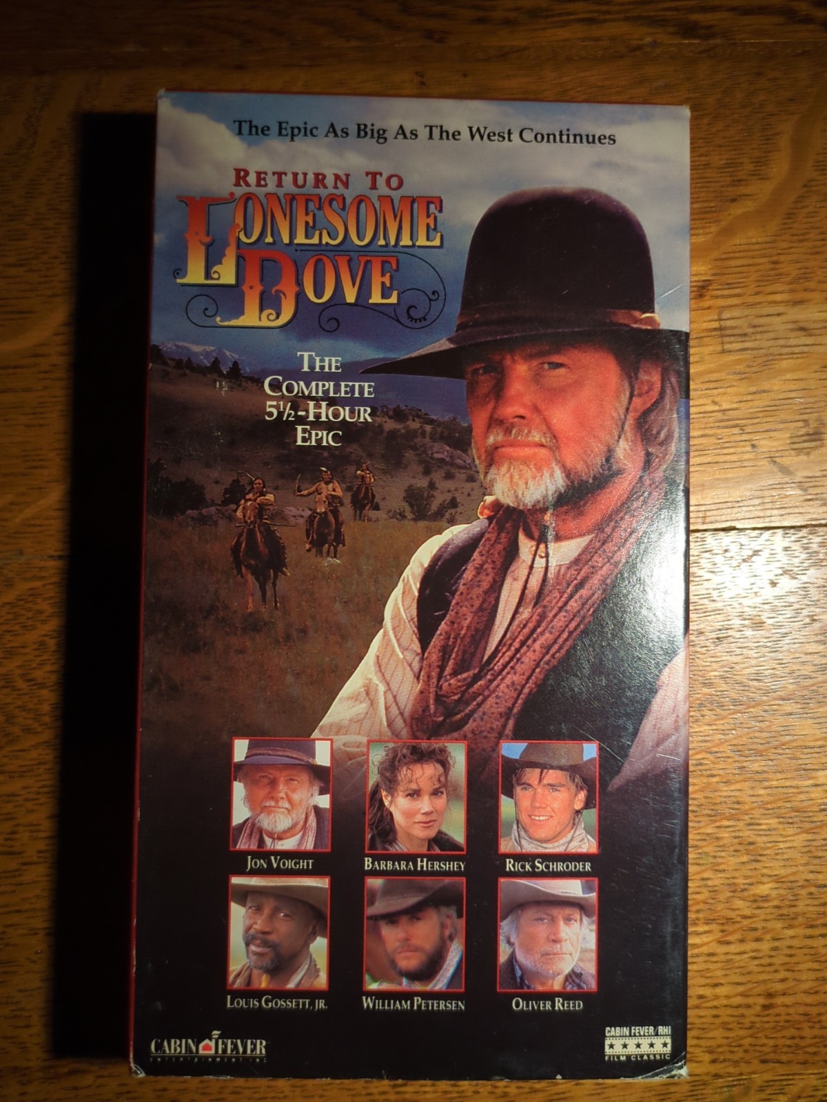 Return to Lonesome Dove (VHS, 1993) Complete 5 1/2 Hour Movie