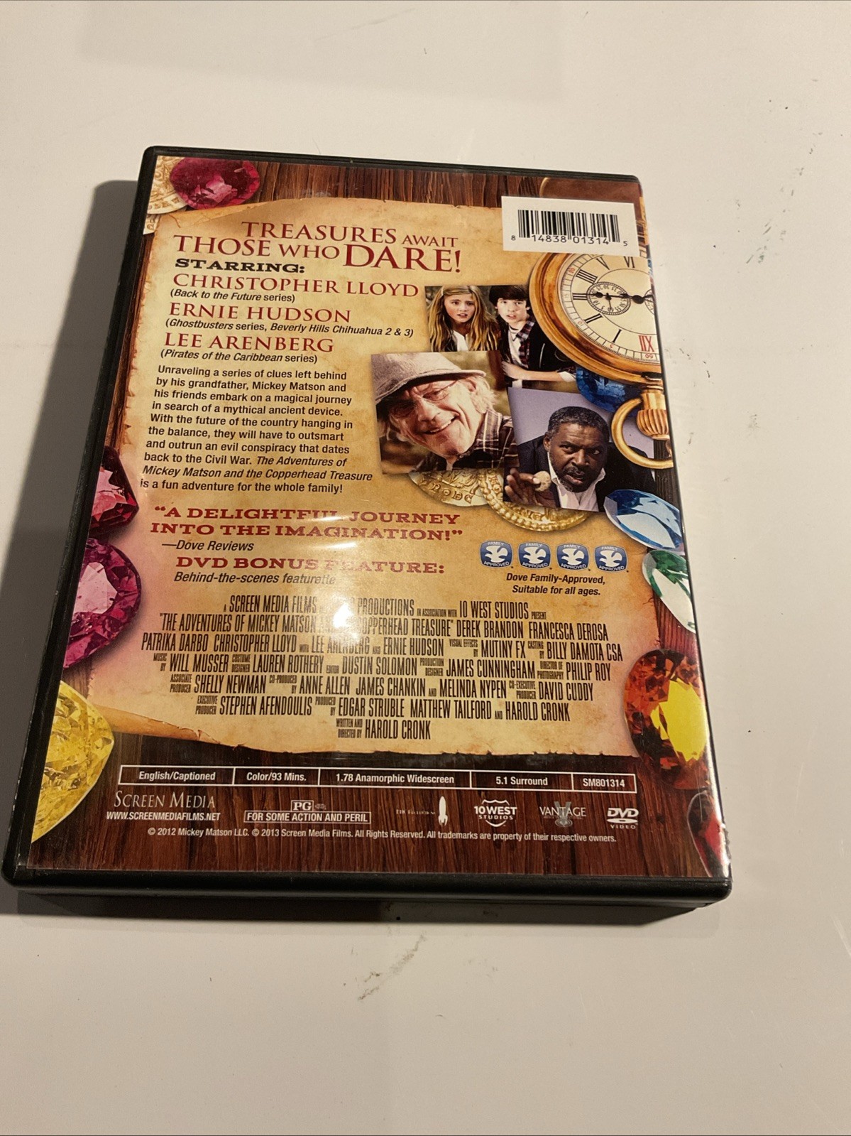 The Adventures of Mickey Matson and the Copperhead Treasure – DVD – VERY GOOD