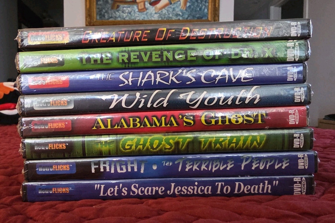 8 Sealed RetroFlicks Cult Horror Sci-Fi DVD Lot Alabama’s Ghost Fright