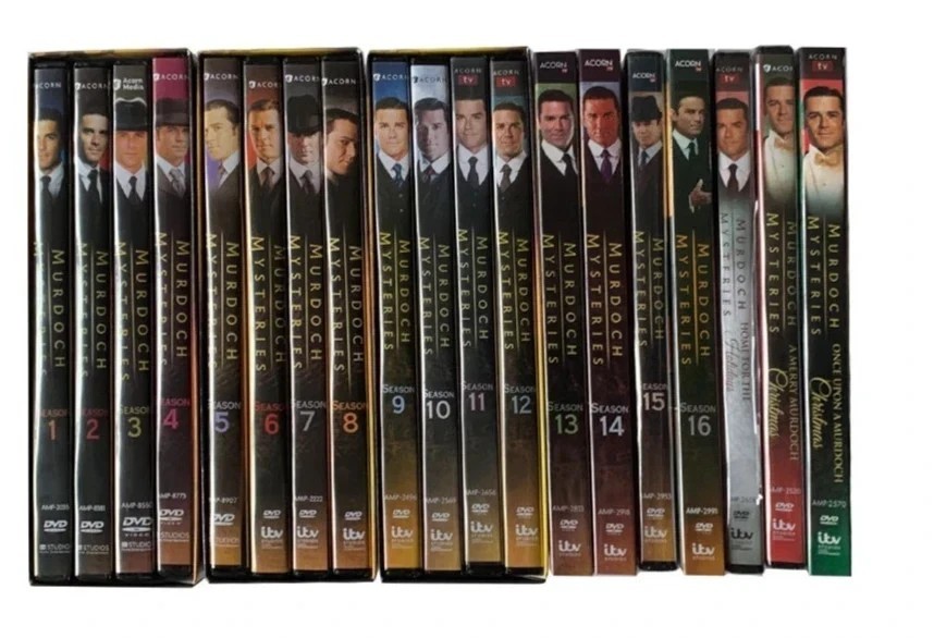 Murdoch Mysteries: Complete TV Series Season 1-18 +3 Movies(DVD 81-Disc Set) New