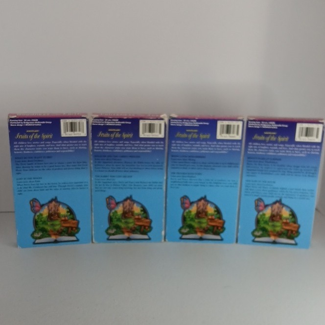 Fruits of the Spirit VHS Lot (4) Bridgestone Multimedia 1988 NTSC Box Set