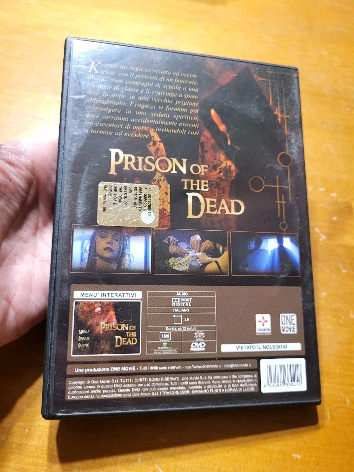 Prison of the Dead Italian Language DVD READ