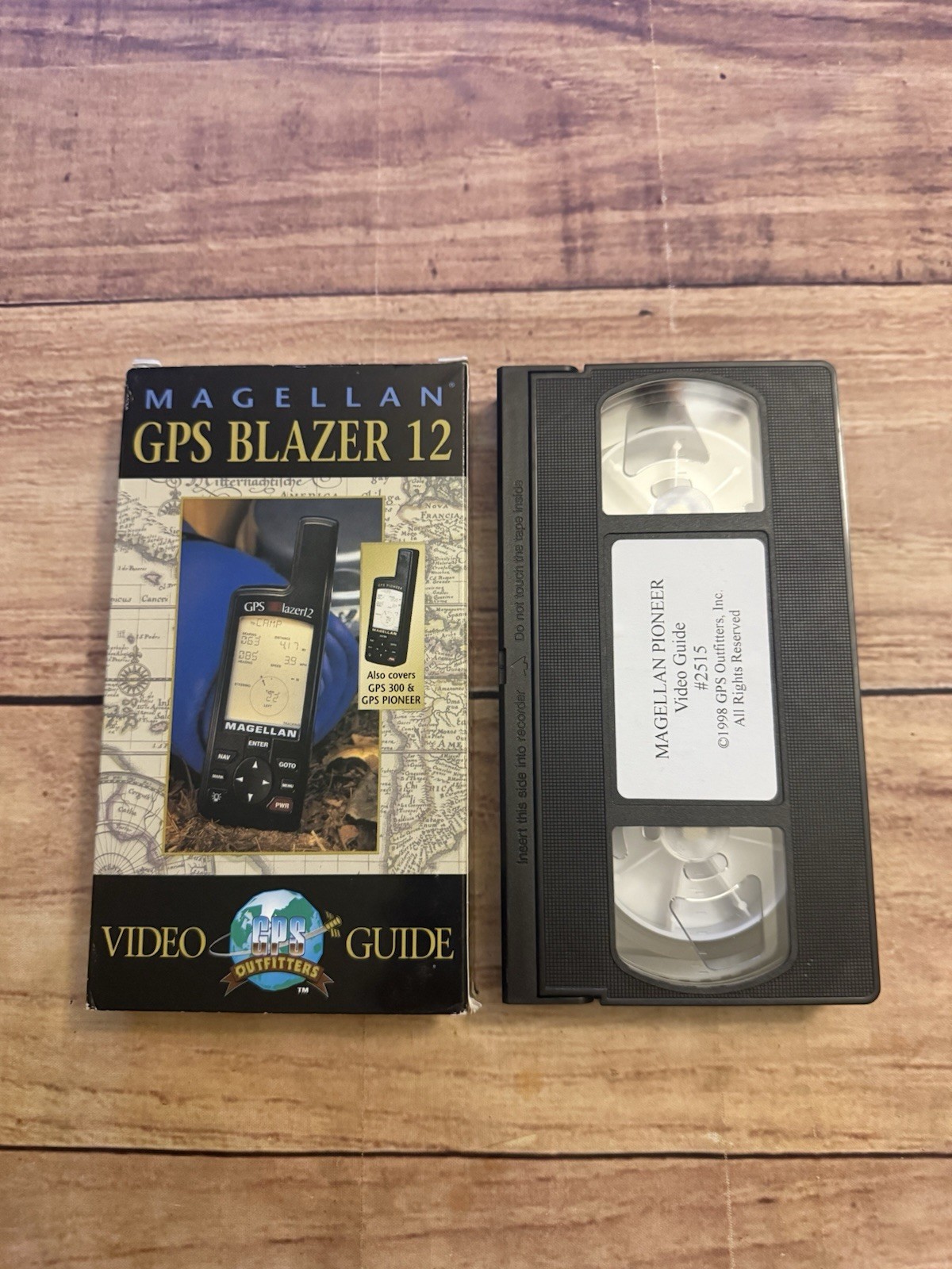 Magellan GPS Blazer 12 Satellite Navigator Video Guide VHS Tape Rare Tested