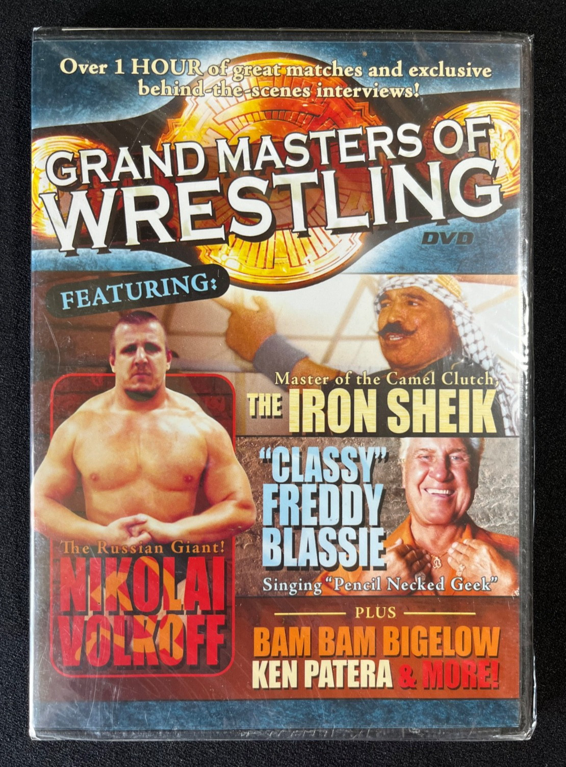 Grand Masters of Wrestling 1 & 2 DVDs + Classic Superstars Yesteryear + Booker T
