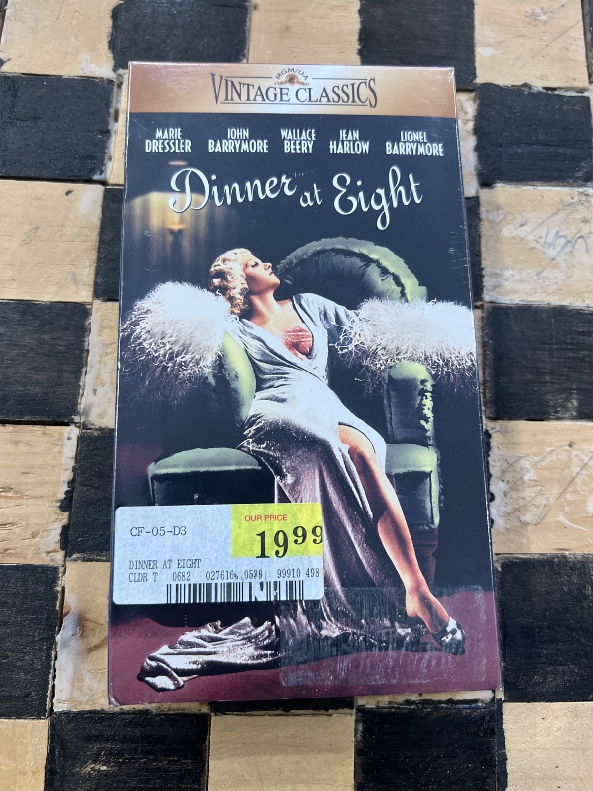 Dinner at Eight (VHS, 1997, MGM/UA) Marie Dressler/John Barrymore!
