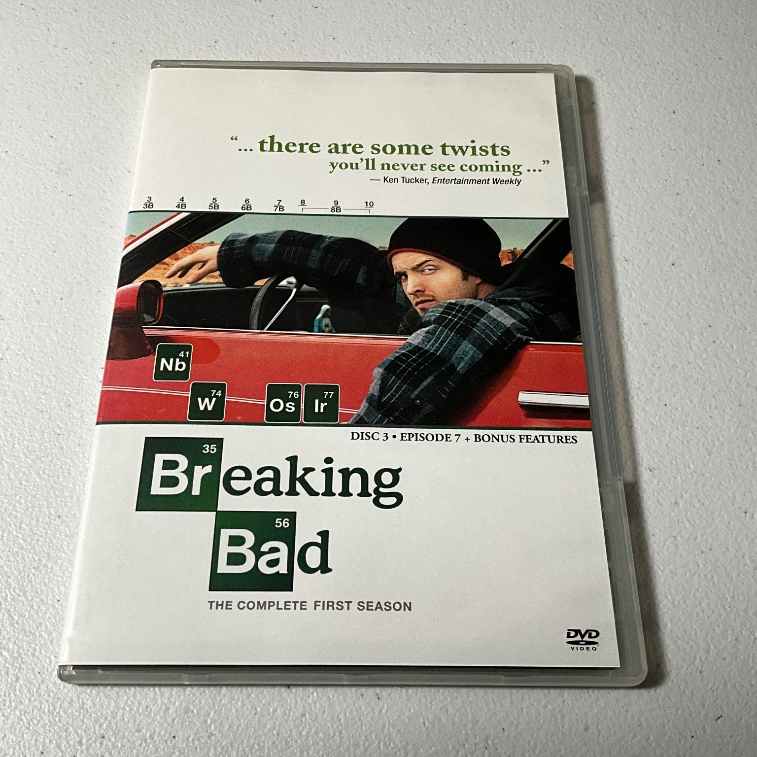 Breaking Bad: The Complete First Season DVD Bryan Cranston Aaron Paul Bonus
