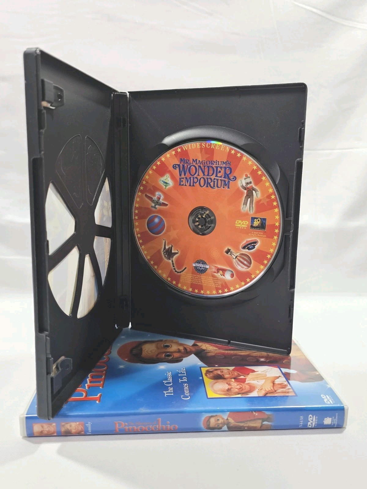 The Adventures of Pinocchio & Mr Magoriums Wonder Emporium DVD Family Movie Set