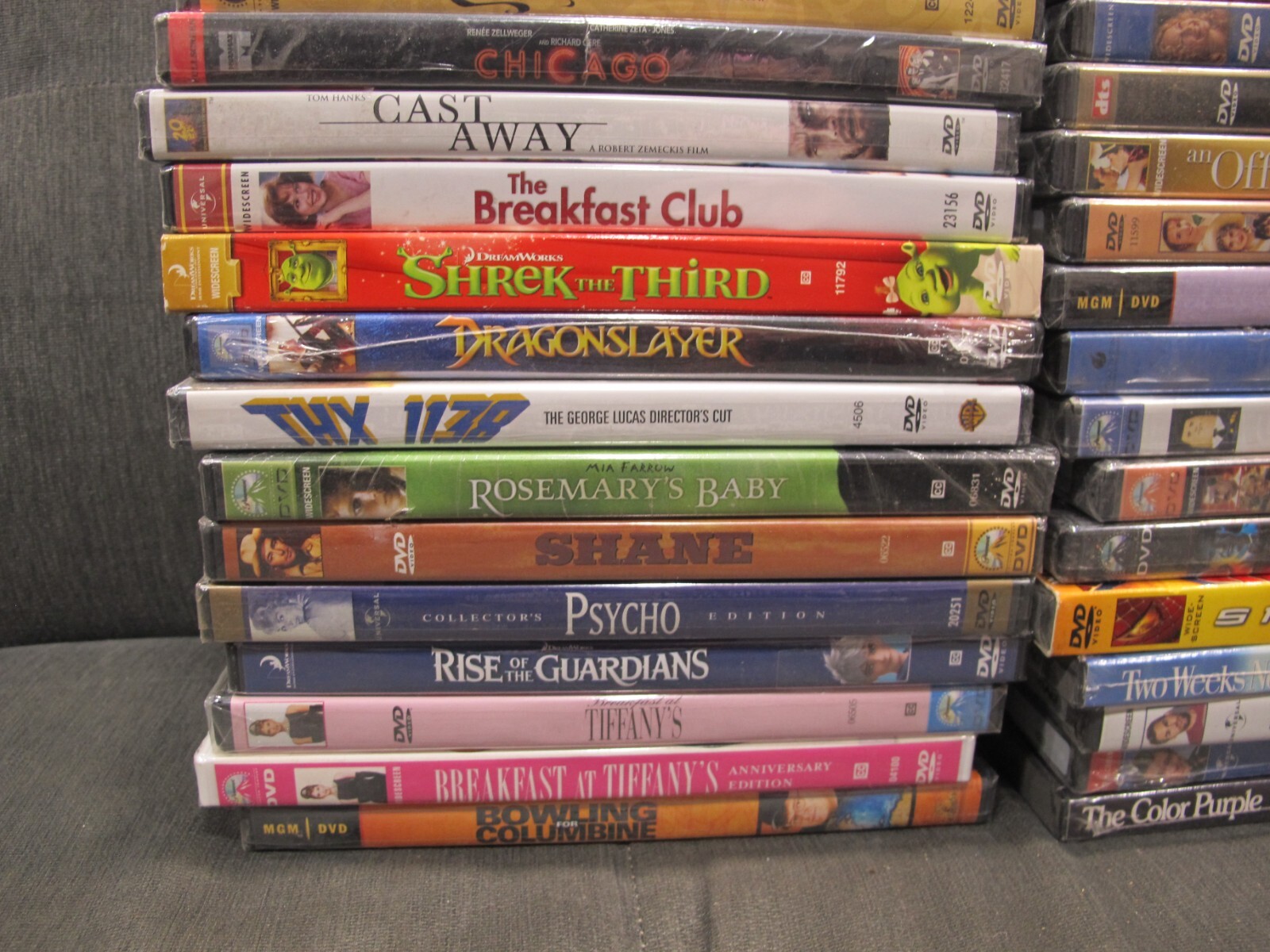 Wholesale Lot of 46 Sealed DVDs – Popular Titles – All Brand New – Free Shipping