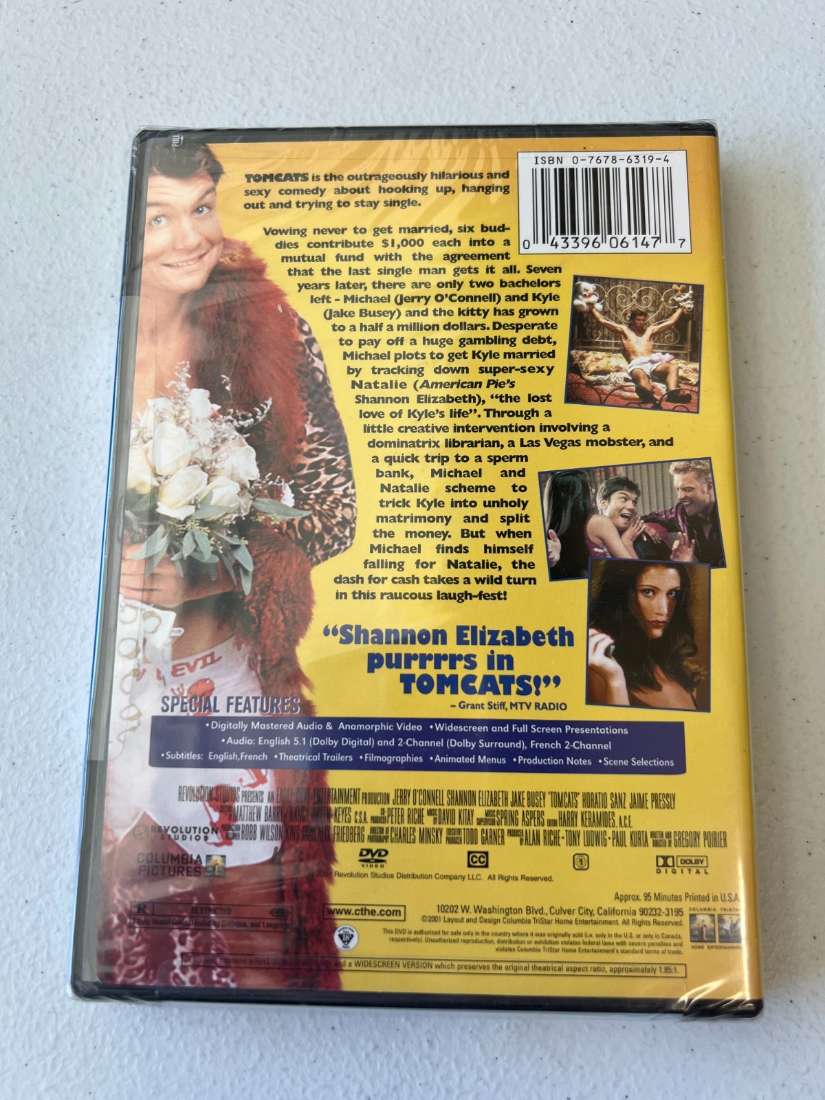 TOMCATS (DVD 2001) NEW FACTORY “Y SEEM” SEALED. -PRISTINE