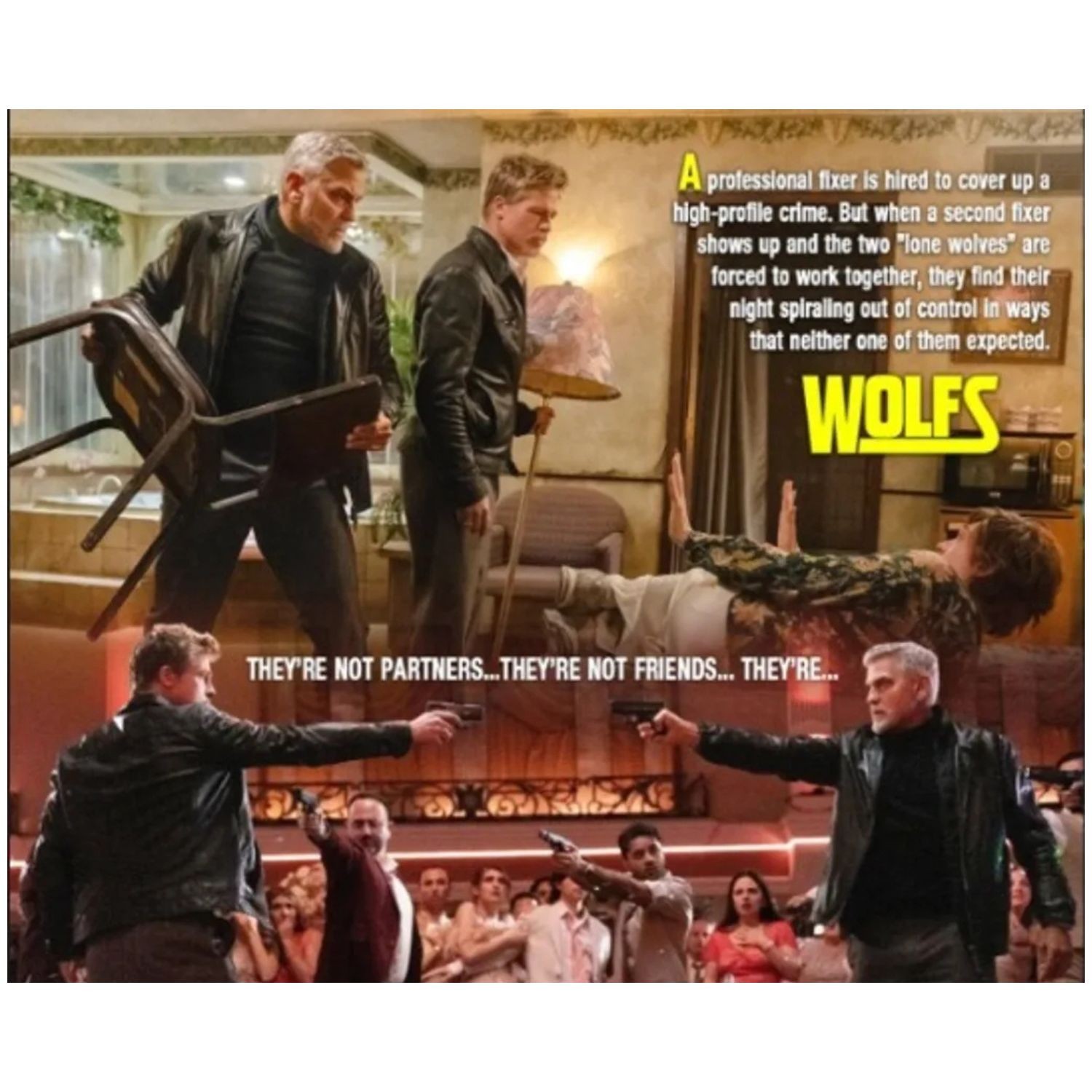 DVD Wolfs (2024) Action Crime Thriller Movie English Sub All Region Free Ship
