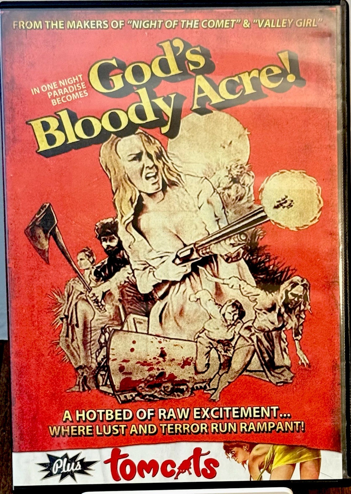 Gods Bloody Acre / Tomcats (DVD, 1976) Code Red Action Horror