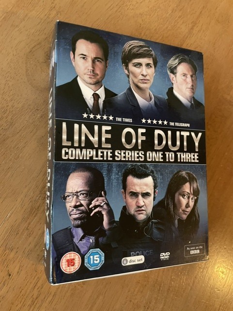 Line Of Duty DVD Boxset Complete Series 1-3, 6 Discs In Total Set Region 2 PAL