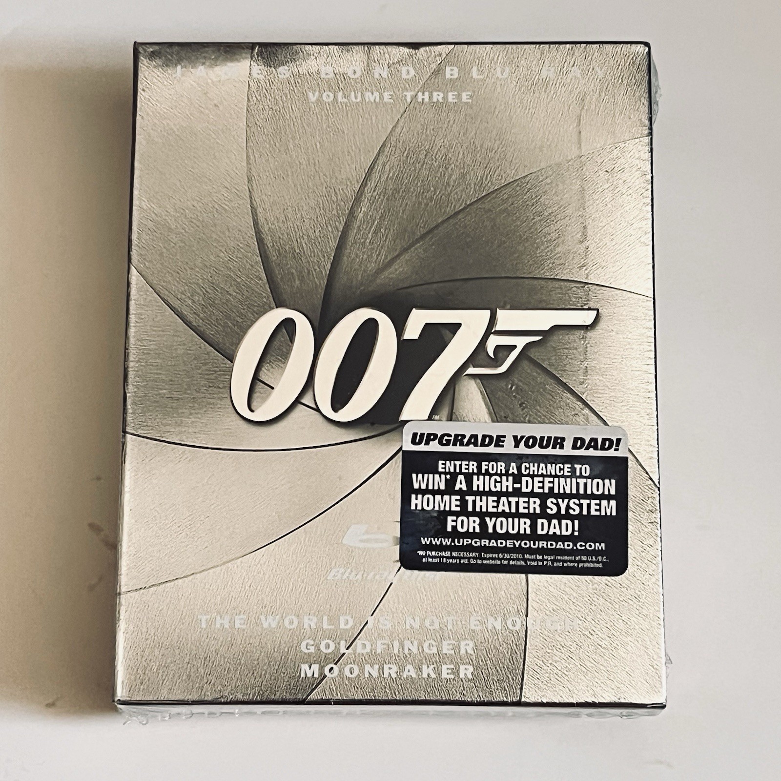James Bond Vol 2 & 3 Blu-ray Collections Thunderball, Goldfinger, Moonraker New