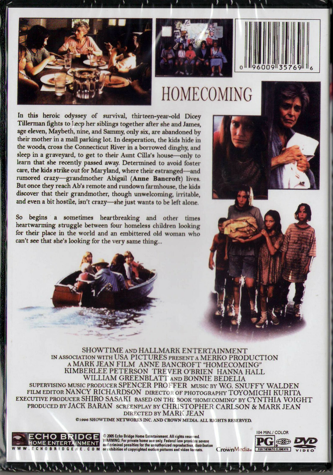 Homecoming (DVD, 2007) Anne Bancroft Showtime & Hallmark Entertainment NEW