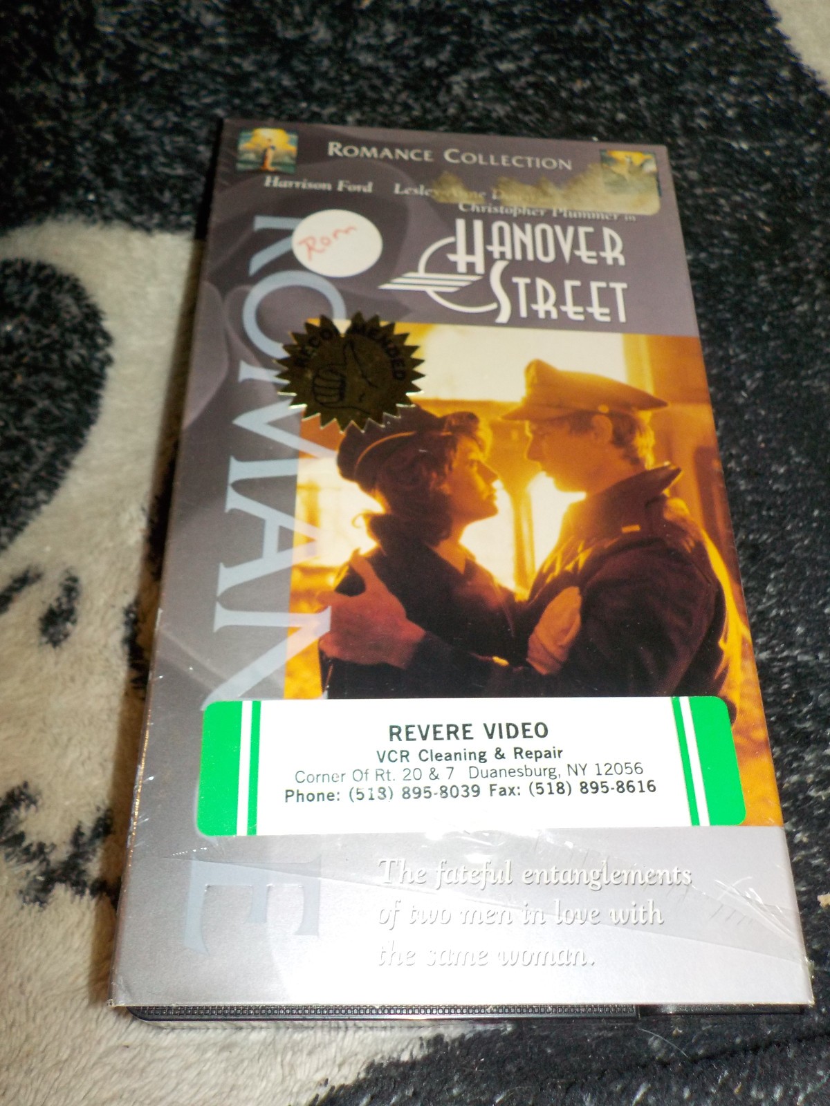 Hanover Street VHS Tape Free Shipping