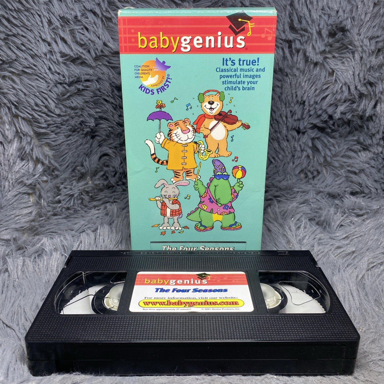 Baby Genius: The Four Seasons VHS Tape 2001 Children’s Educational Animation