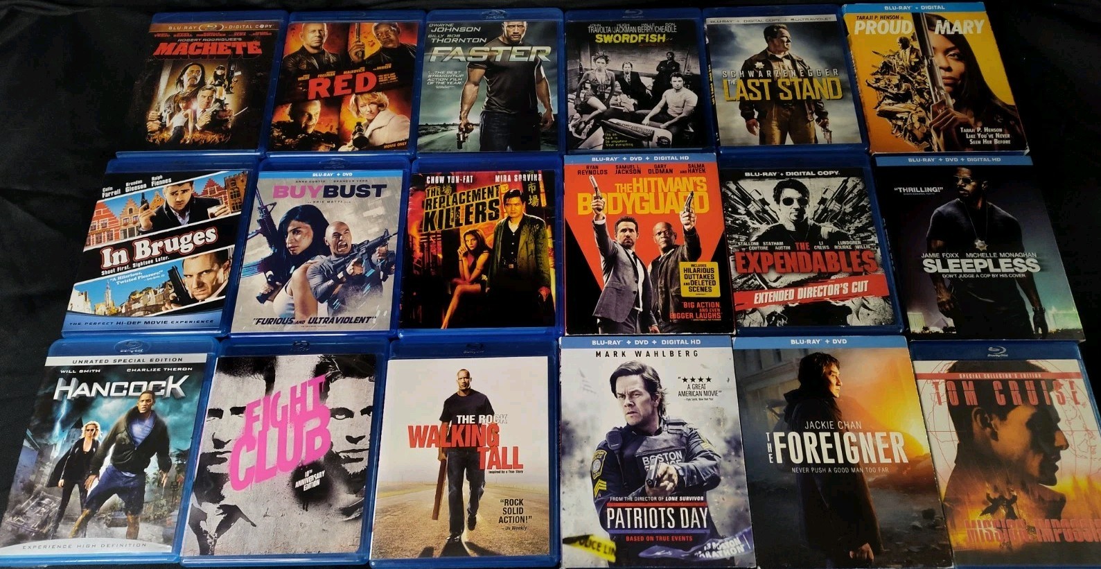 Lot of 18 BLU-RAY- Action Thriller MOVIES Collection Set A12 Physical Forever!!!