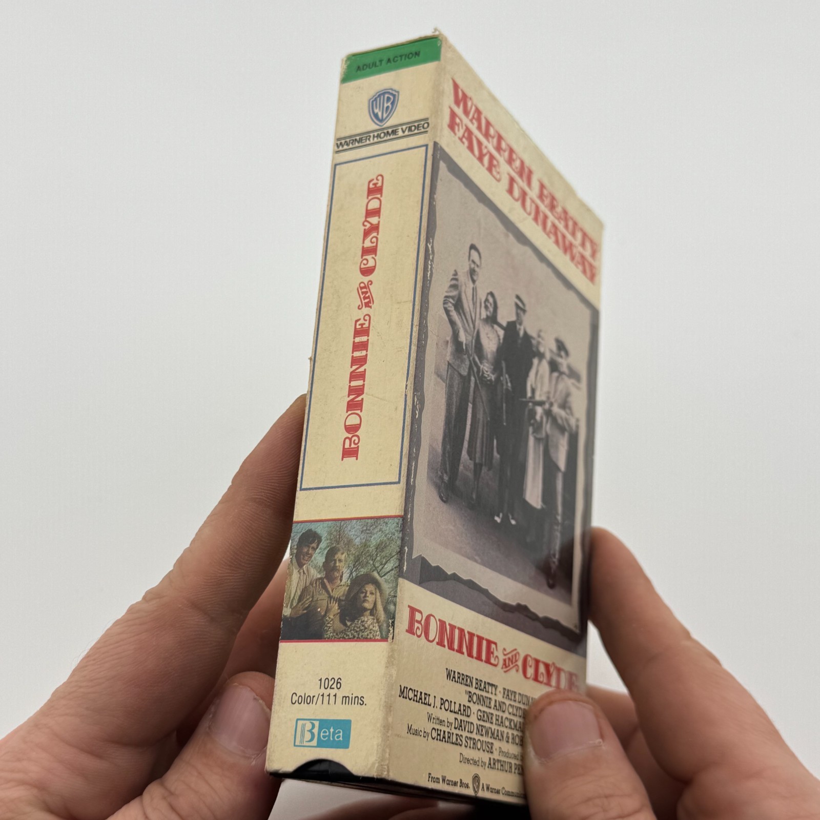 Bonnie and Clyde Betamax Tape Warner Home Video 105 Min Not Rated
