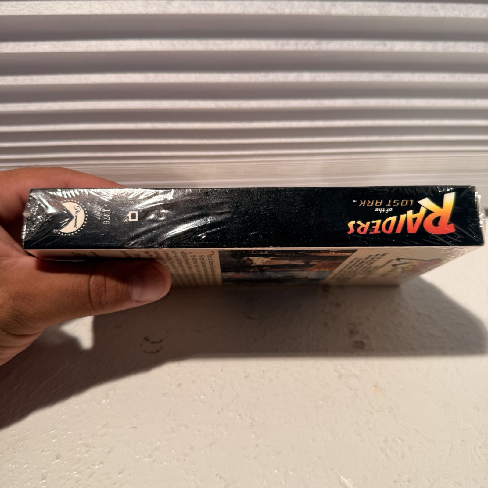 Raiders of the Lost Ark VHS 1376 Factory Sealed Paramount Watermark