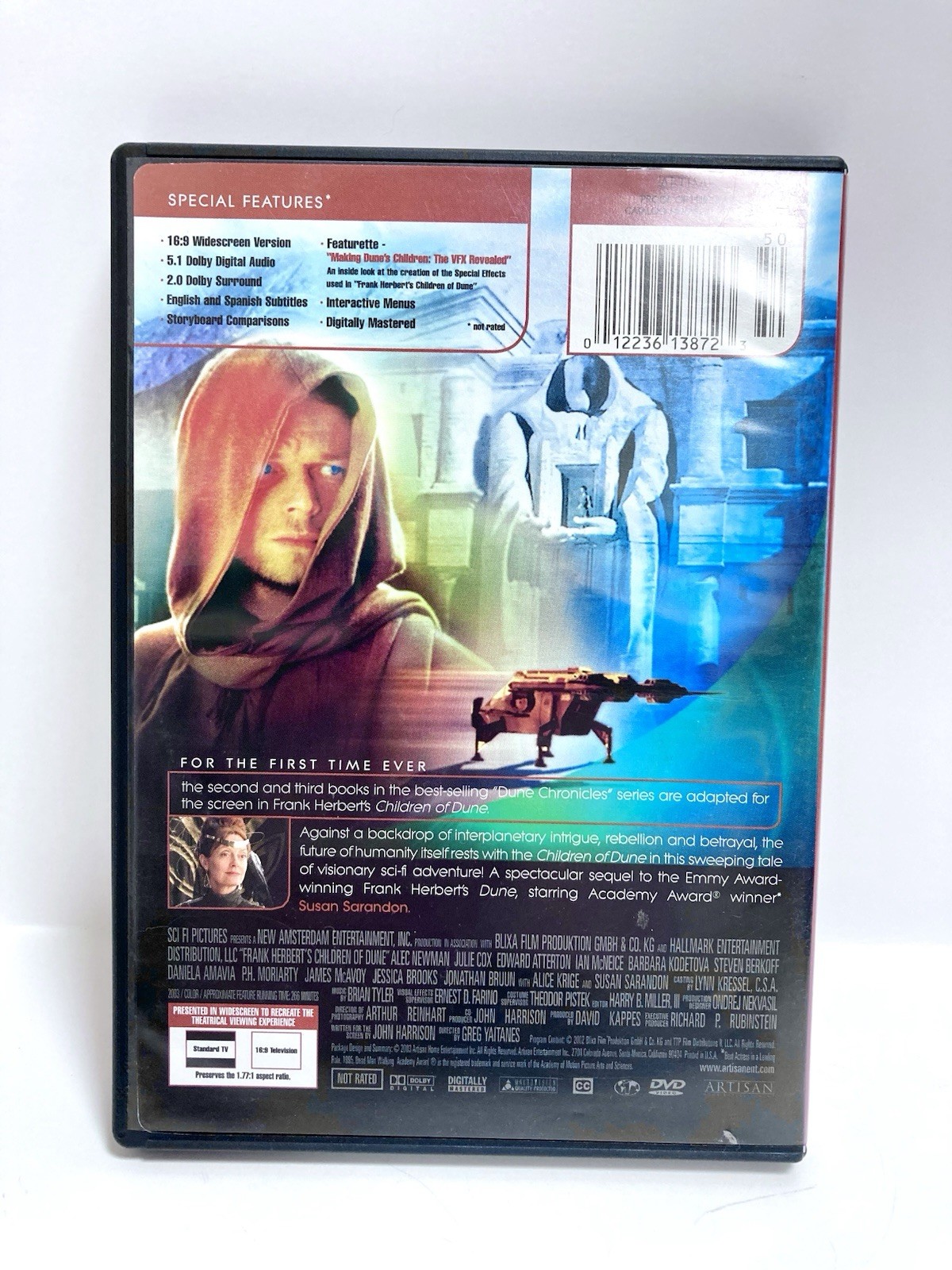 Frank Herbert’s Children of Dune Box Set Two-Disc DVD Susan Sarandon Alec Newman