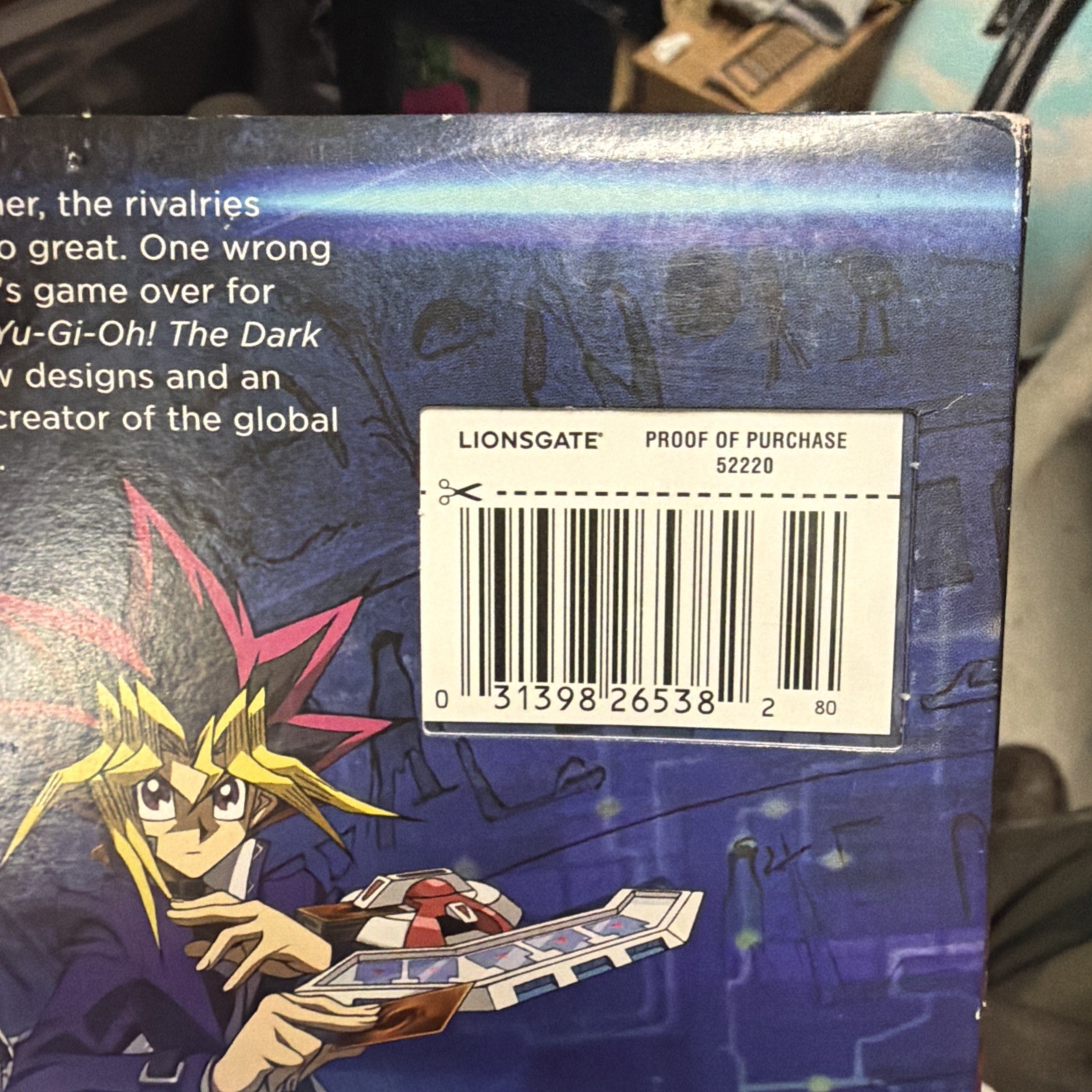 Yu-Gi-Oh! The Dark Side of Dimensions Movie Blu-Ray, no digital