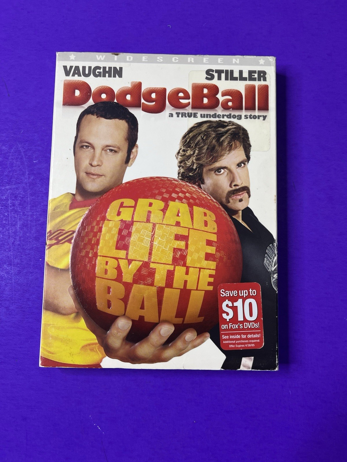DODGEBALL VAUGHN STILLER GRAB LIFE BY THE BALL