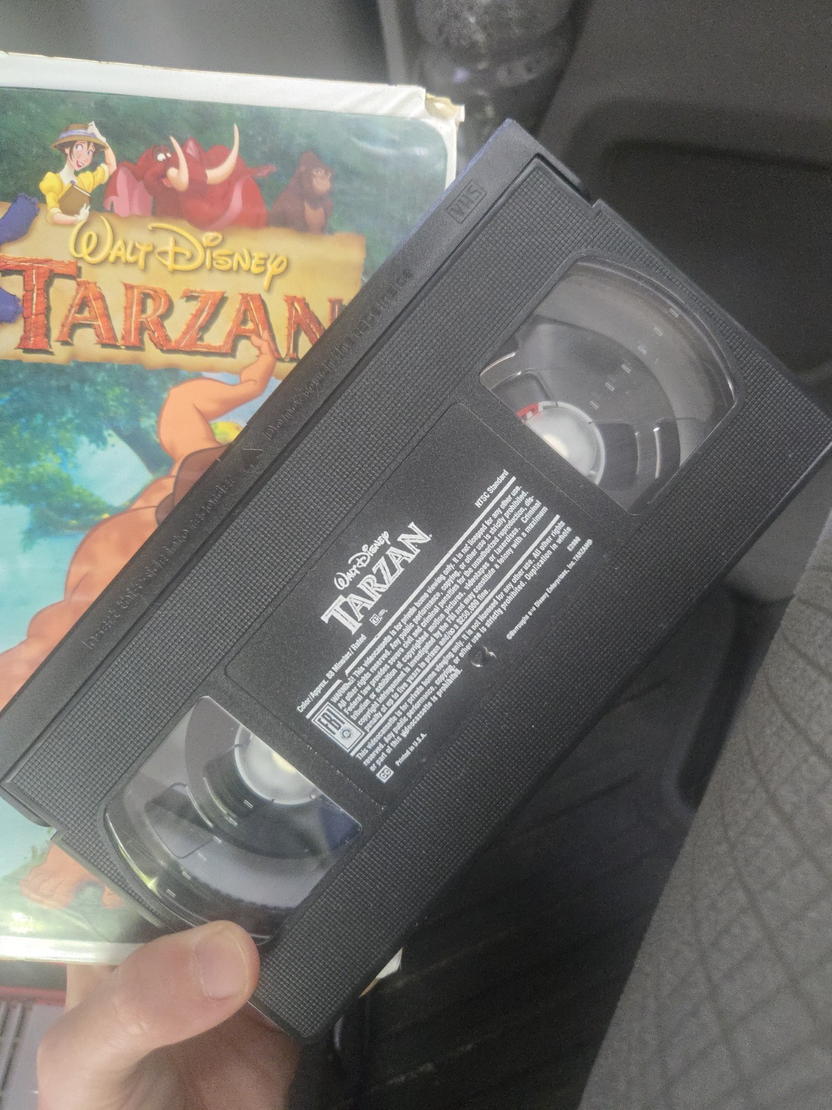 Walt Disney Pictures Tarzan VHS NTSC G Full Screen Clamshell THX 1999