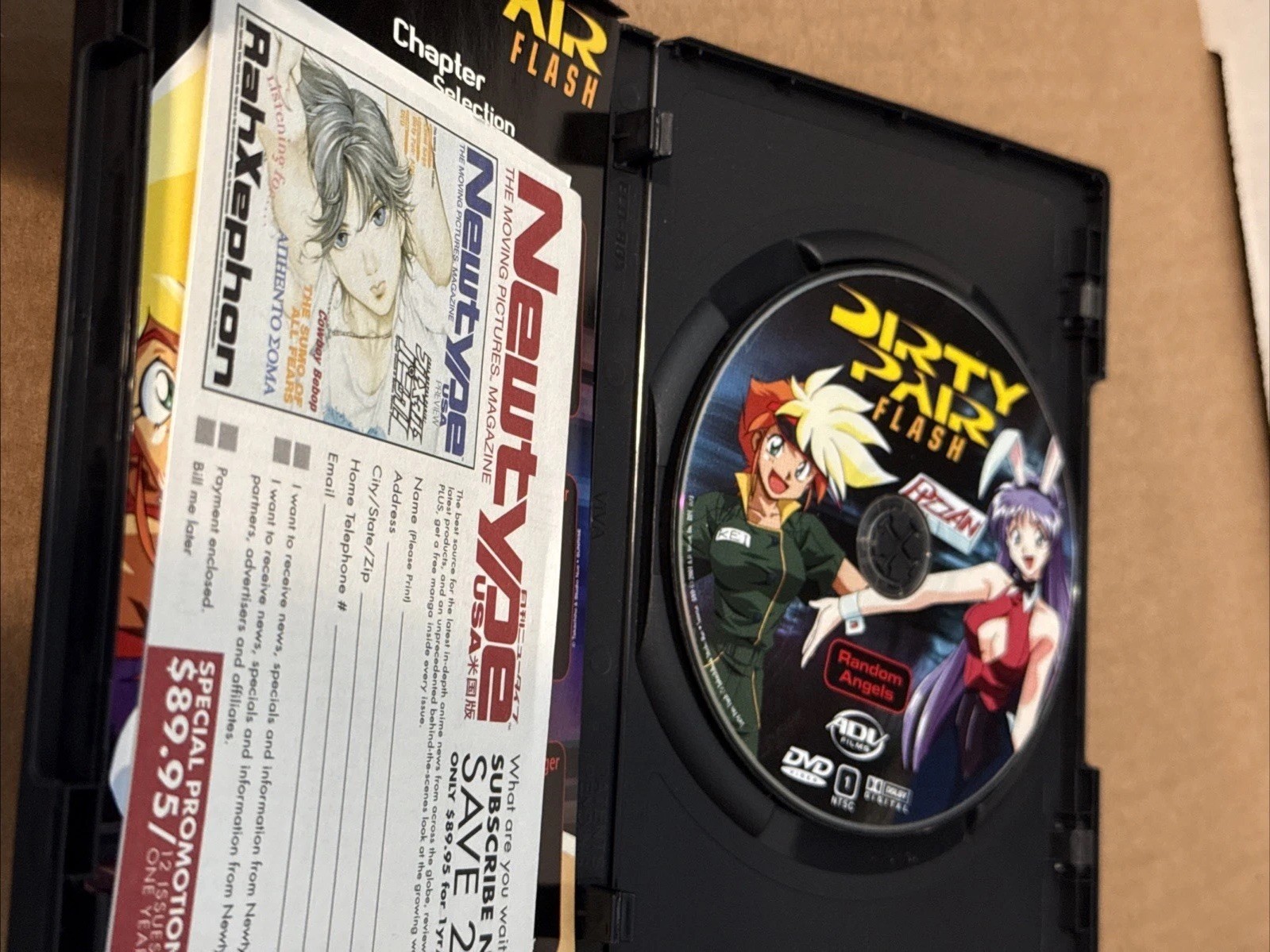 Dirty Pair Flash – Vol. 3: Random Angels (DVD, 2002) ADV Films Anime RARE OOP
