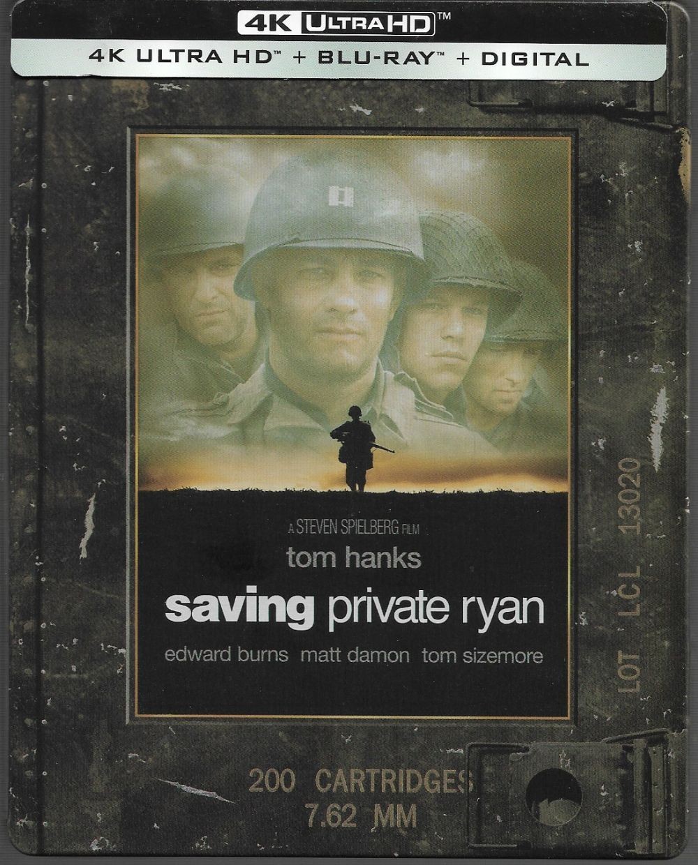 Saving Private Ryan (1998) [4K Ultra HD + Blu-ray] (2020) Best Buy steelbook