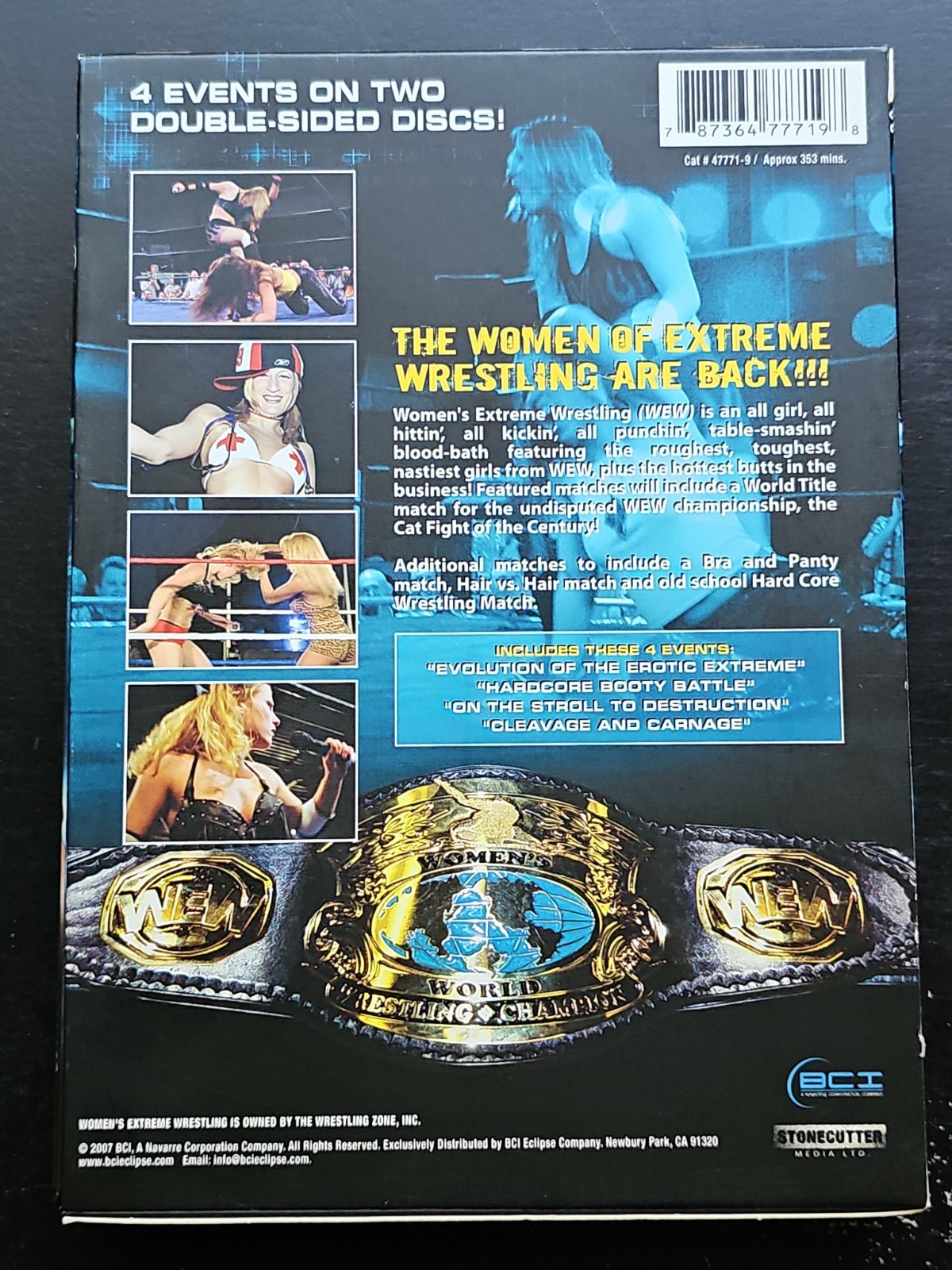 W. E. W. Womens Extreme Wrestling – Vols. 13-16 (DVD, 2007, 2-Disc Set)