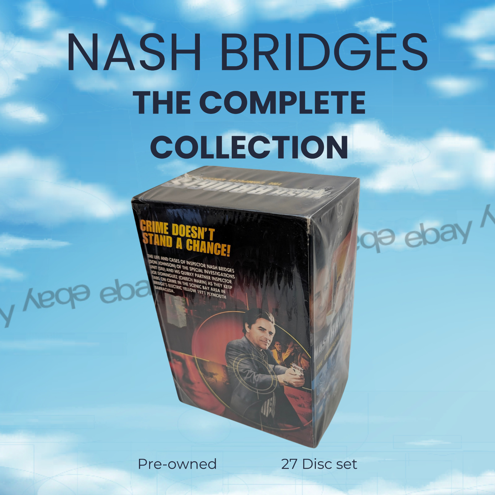 Nash Bridges The Complete Collection DVD Box Set 27-Disc TV Series Don Johnson
