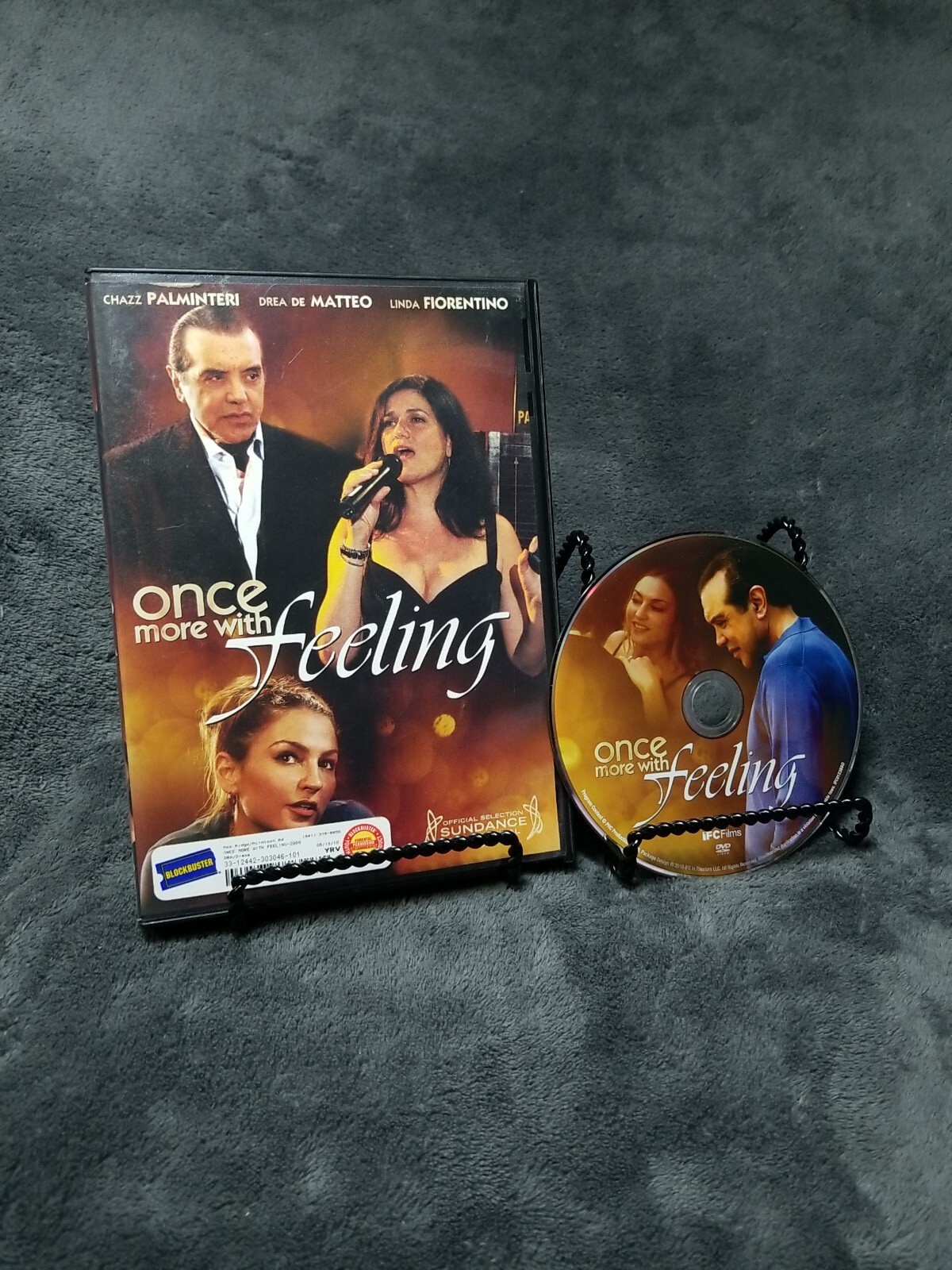 ONCE MORE WITH FEELING dvd Chazz Palminteri OOP HTF Blockbuster Video