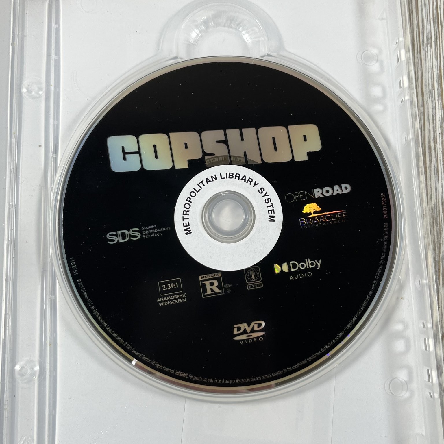 Copshop DVD 2021 Gerard Butler Frank Grillo Joe Carnahan Action Thriller