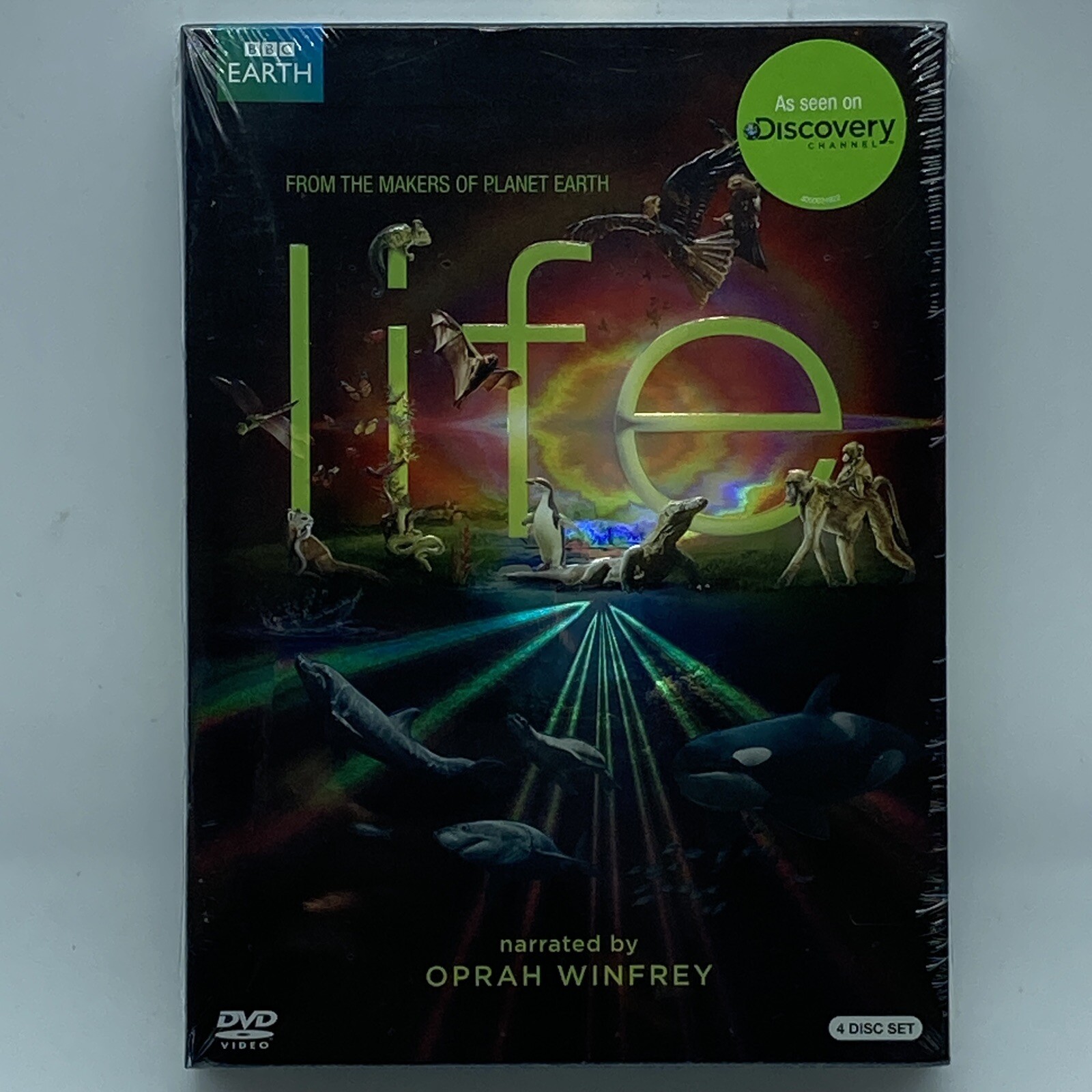 Life 4-DVD OOP 2010 BBC Earth Natural World Nature Oprah Winfrey BRAND NEW