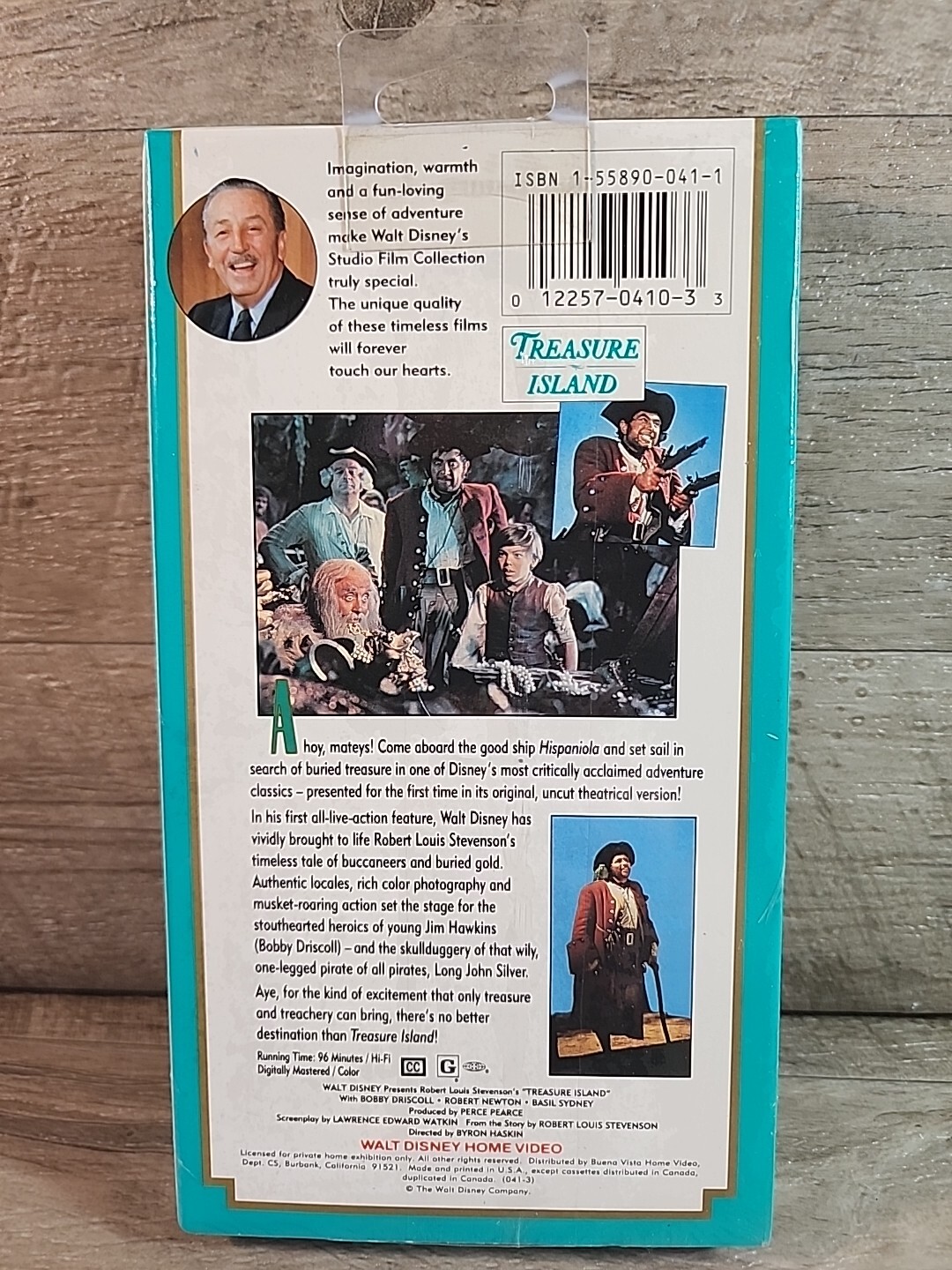 Walt Disney Treasure Island VHS BRAND NEW SEALED Bobby Driscoll Robert Newton