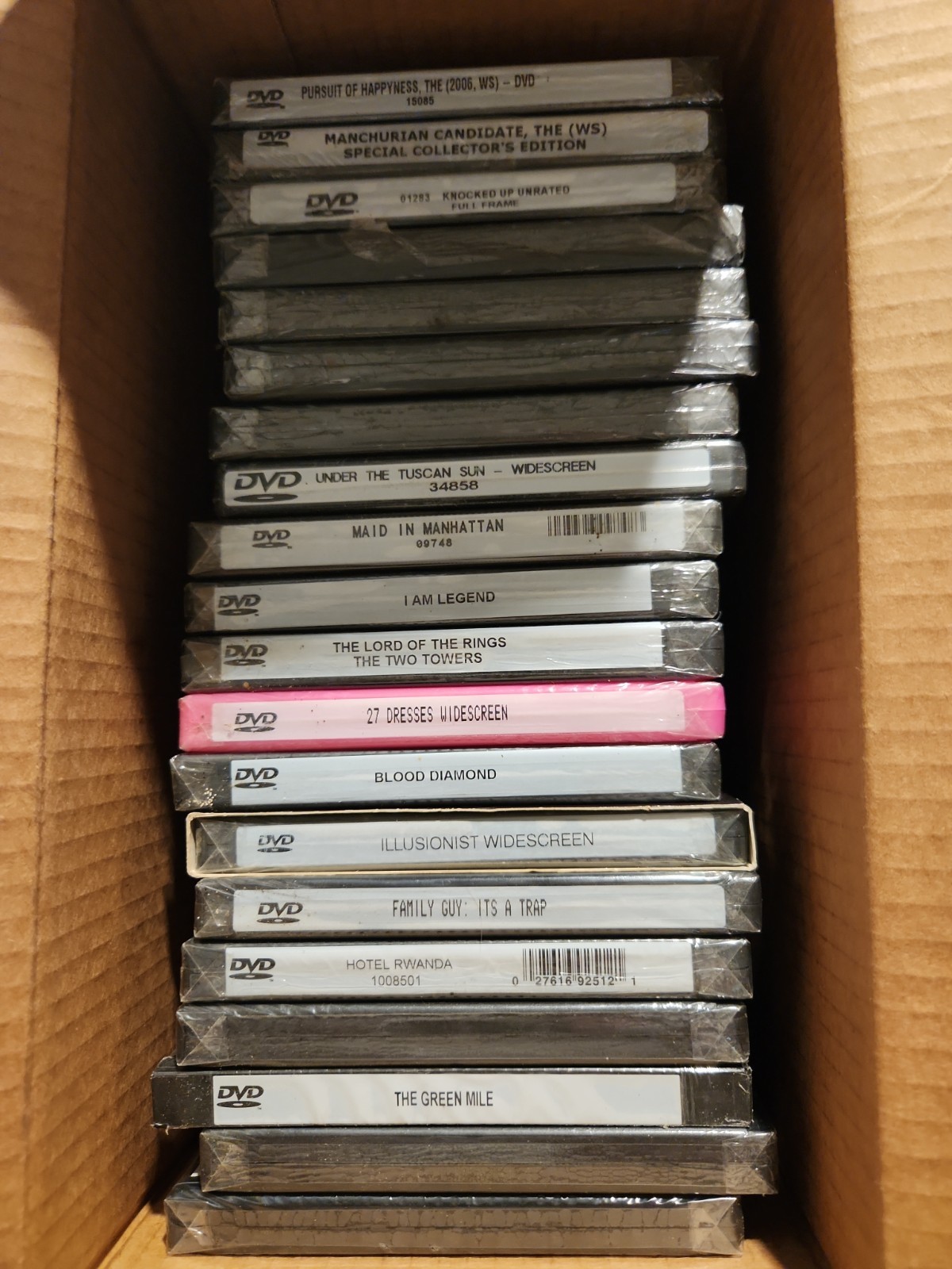 Lot Of 20 New DVD Sealed Comtempary Titles Free Shipping