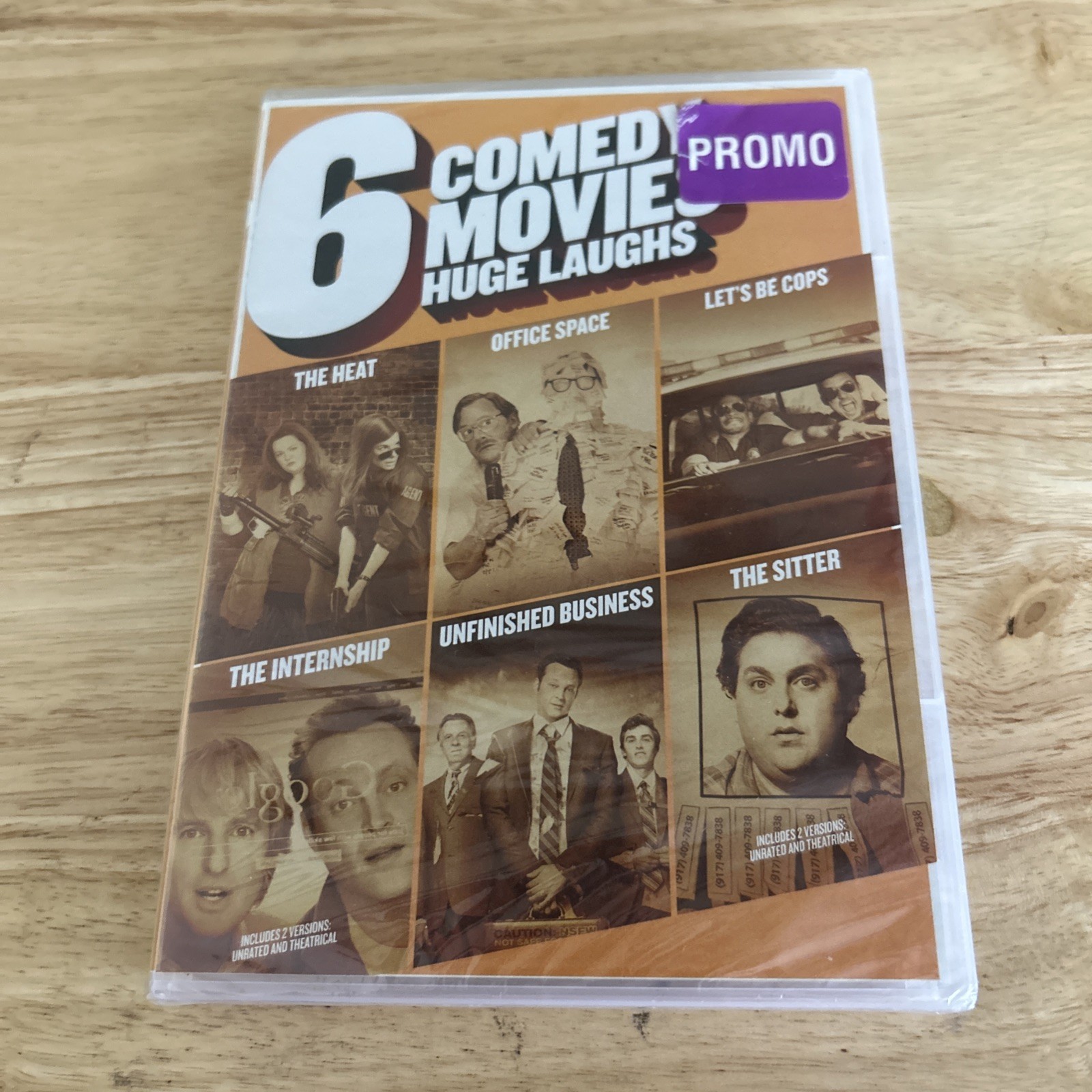 Office Space,The Heat,Lets Be Cops,Internship,Office Space,Sitter,Unfinished-NEW