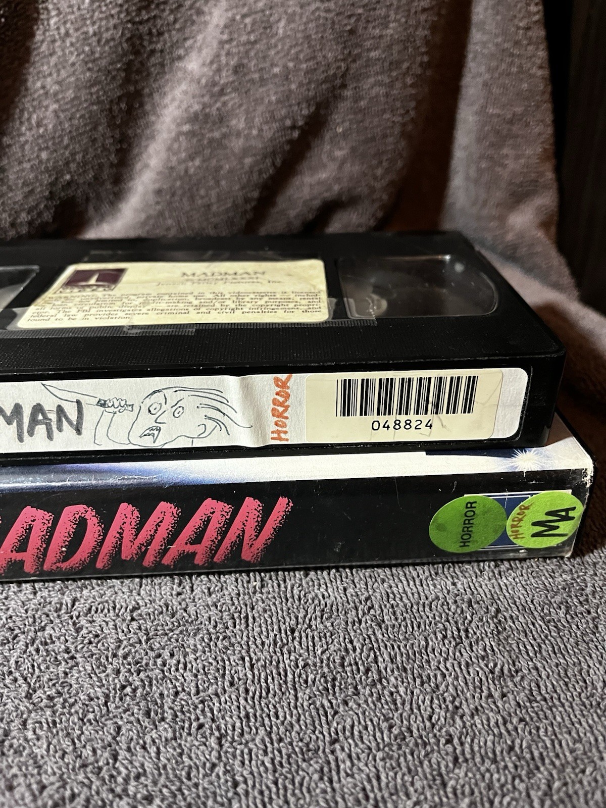 MADMAN “Marz” VHS 1981 Thorn EMI TVB 1733 Paul Ehlers Horror Slasher Ex-Rental