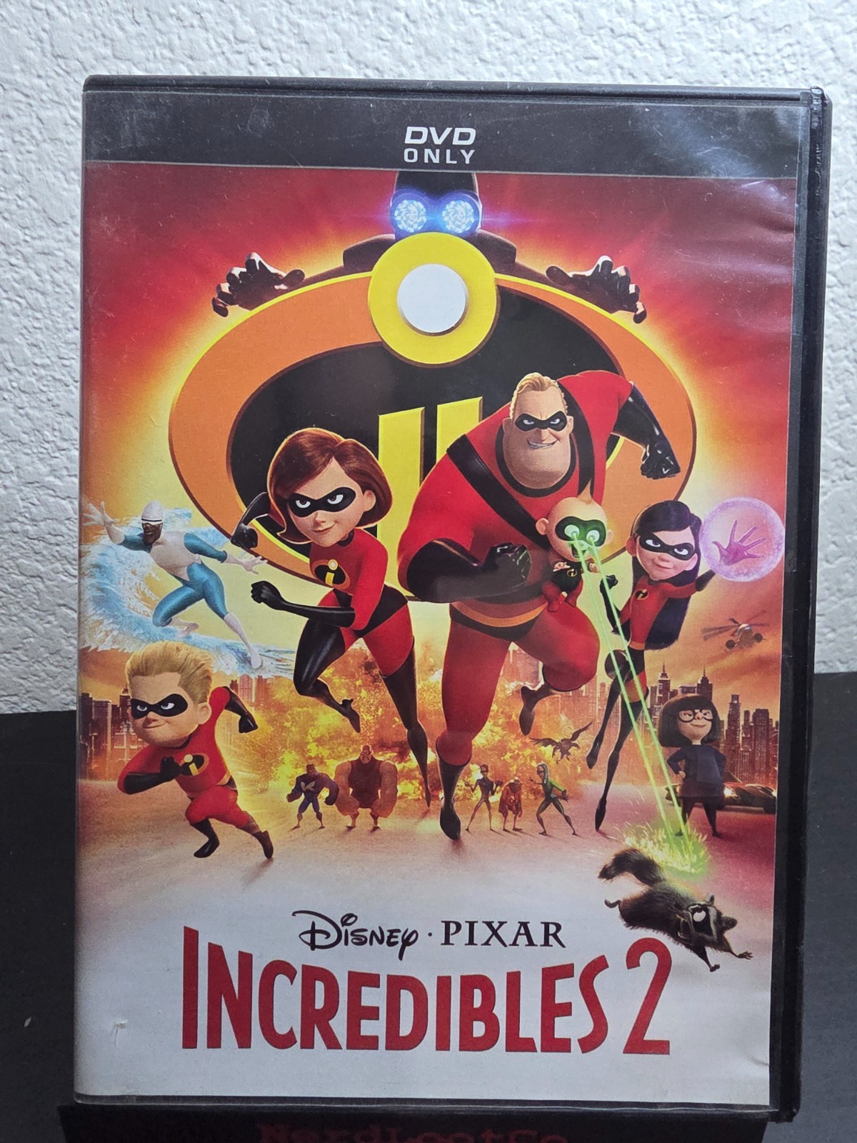 Incredibles 2 DVD Disney Pixar Animated Superhero Family Movie VG
