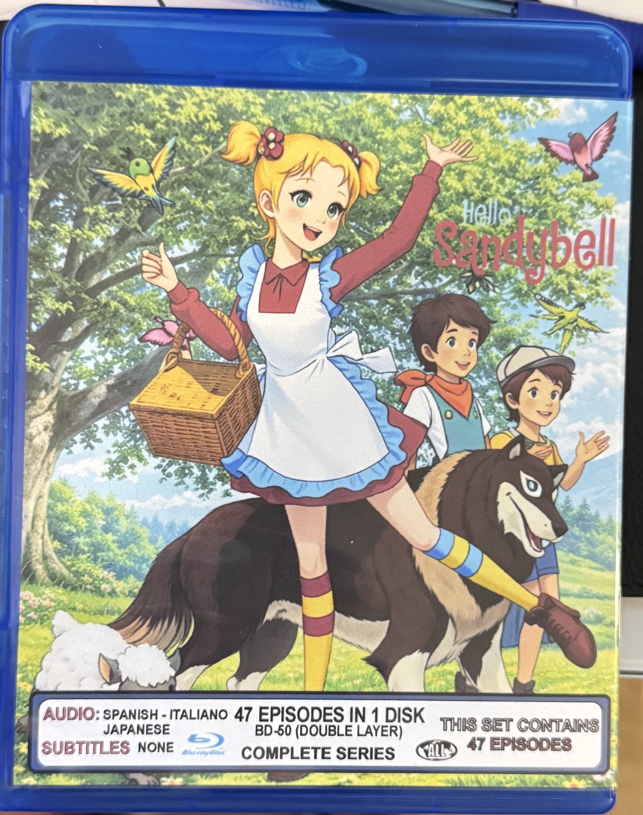 Hello! Sandybell Blu-Ray (Multi-Language ) Spanish Japanese Italian