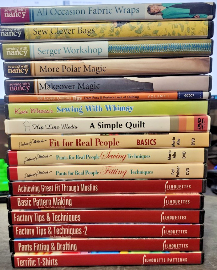 Massive Sewing w Nancy & Other Sewing & Quilting DVD Lot (17 Discs Total) L@@K!