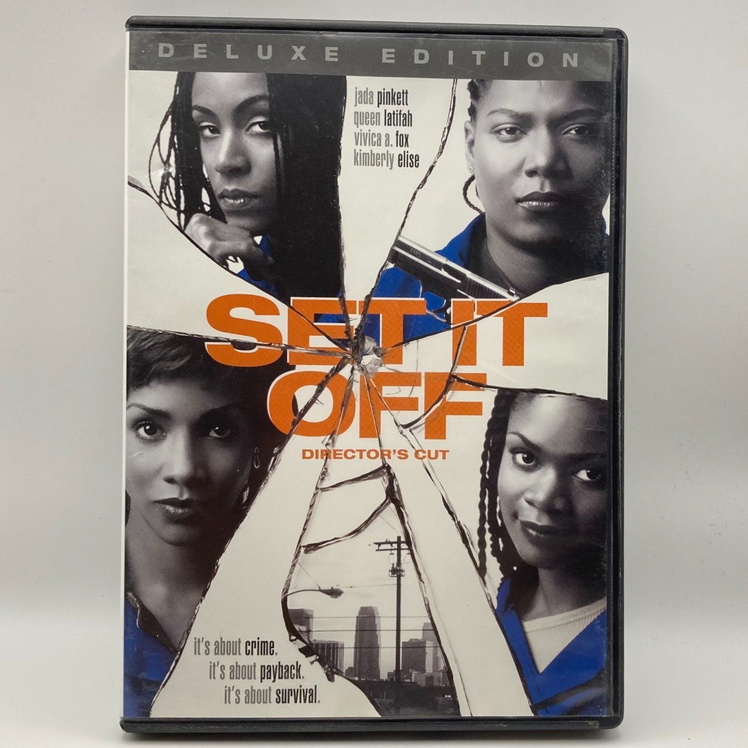 Set It Off Director’s Cut Deluxe Edition DVD Pinkett Latifah Fox Kimberly Elise