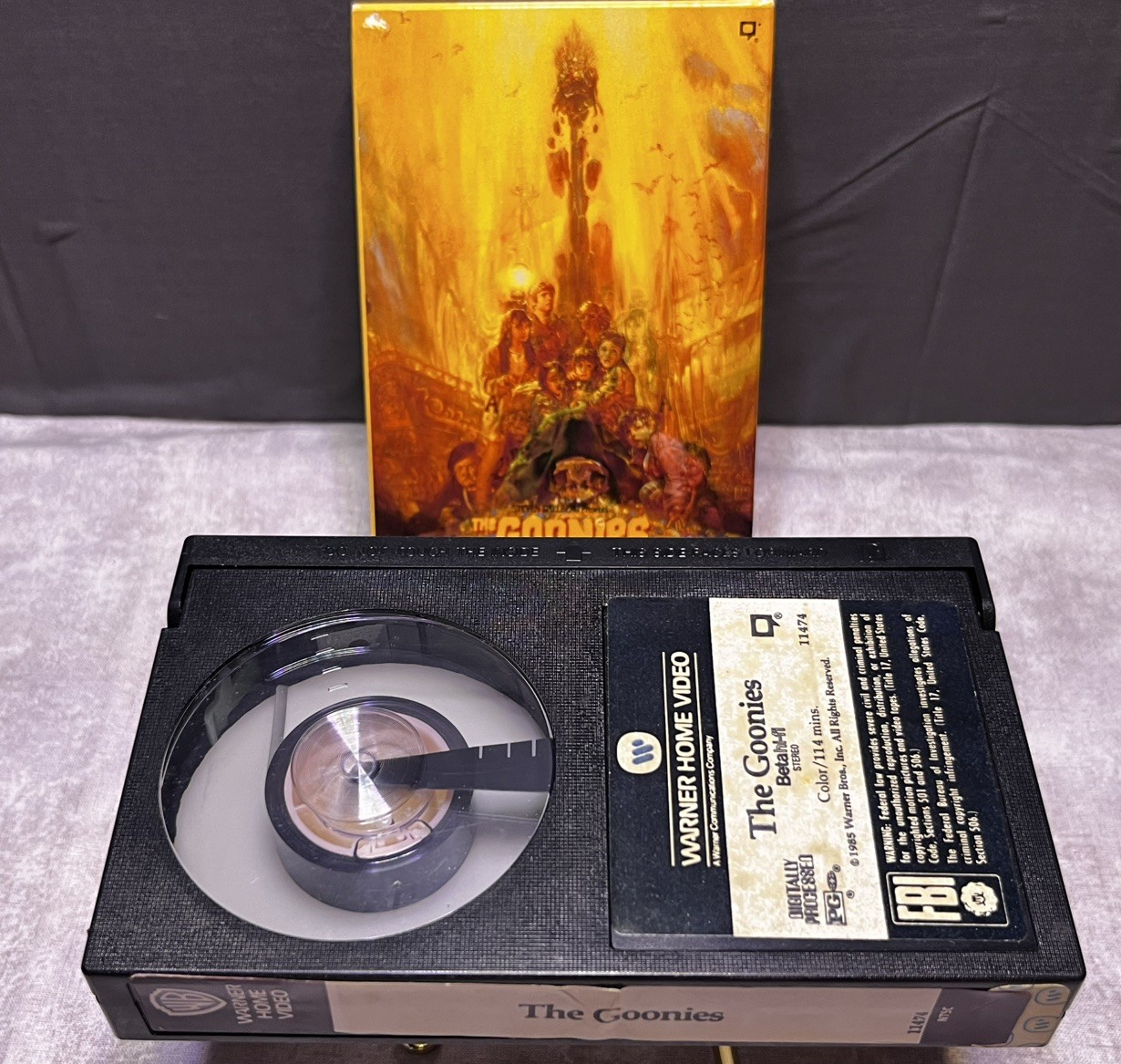 The GOONIES-BetaMax (Not VHS) BETA Short Box Spielberg NM-MT High Grade