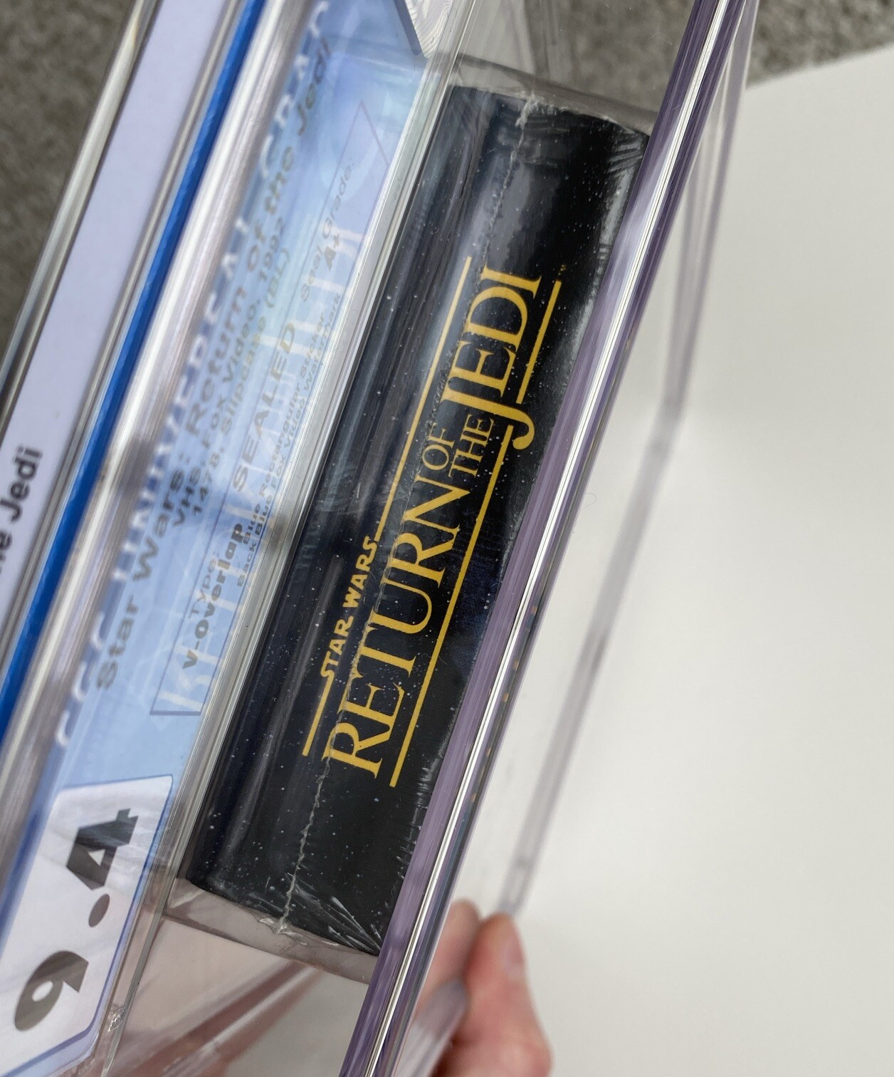 CGC 9.4 A+ Star Wars Return of the Jedi Fox Video CBS Watermark 1990 VHS Graded