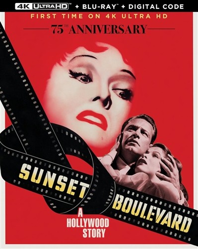 SUNSET BOULEVARD New Sealed 4K Ultra HD UHD + Blu-ray 1950 Gloria Swanson