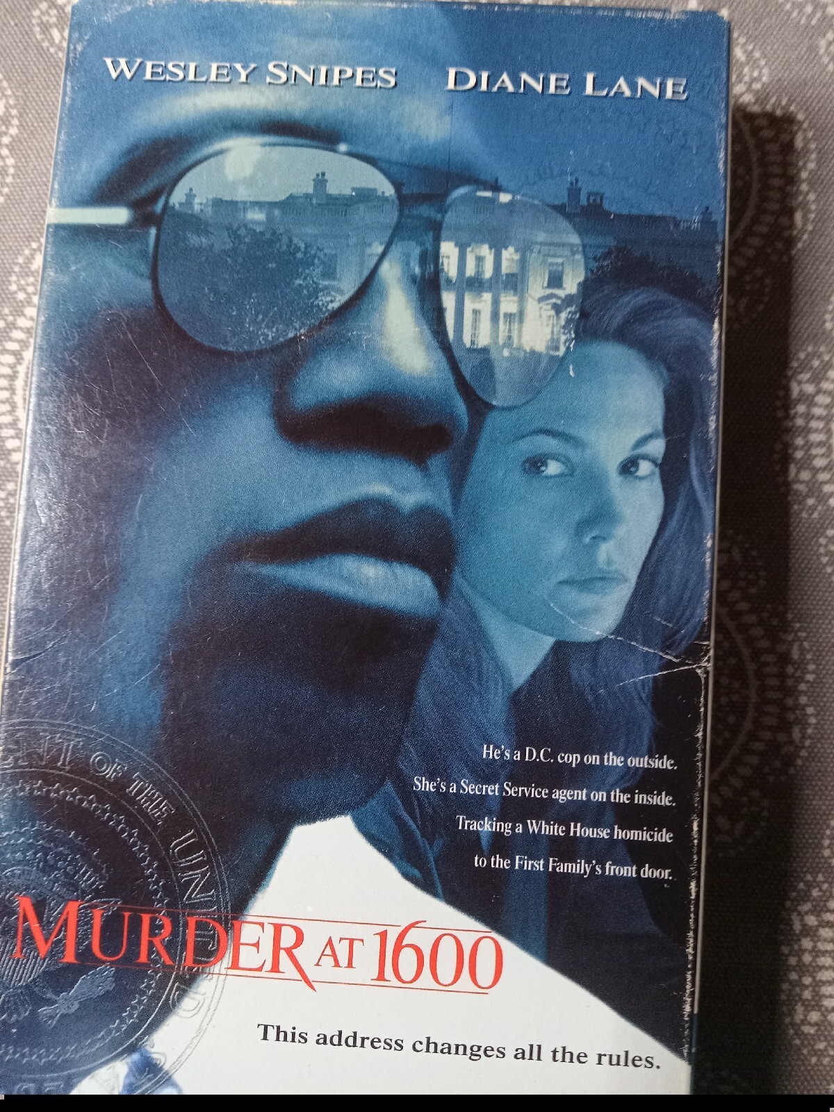 Murder at 1600 (VHS, 1997) Wesley Snipes Pre-owned