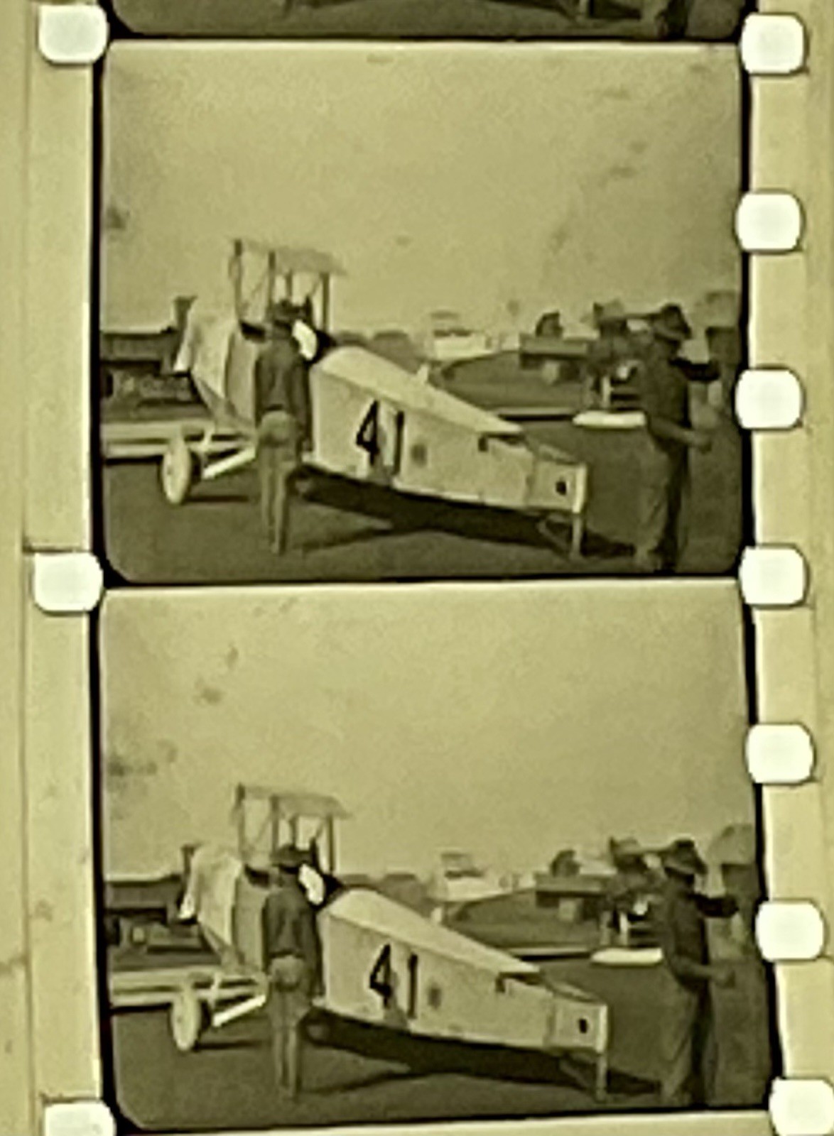 1st US AERO SQUADRON +NYFD+KENTUCKY MOONSHINERS 28mm Pathescope Silent Film 1913