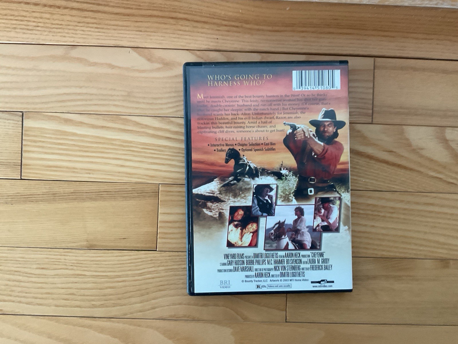 MTI Home Video Cheyenne DVD 2003 R Western English w/ Spanish Subtitles